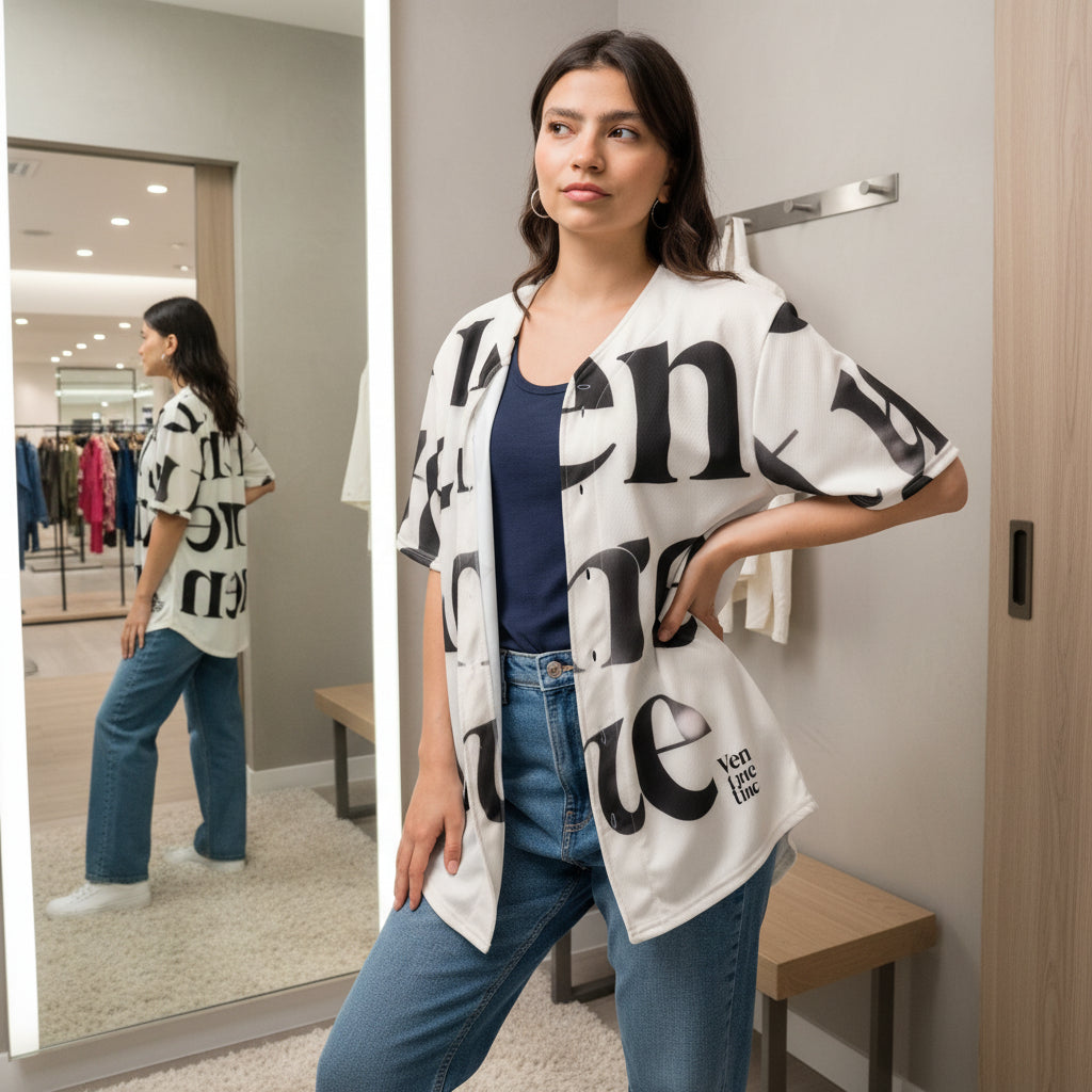 Recycled baseball jersey - Vibe - Link - Product mockup