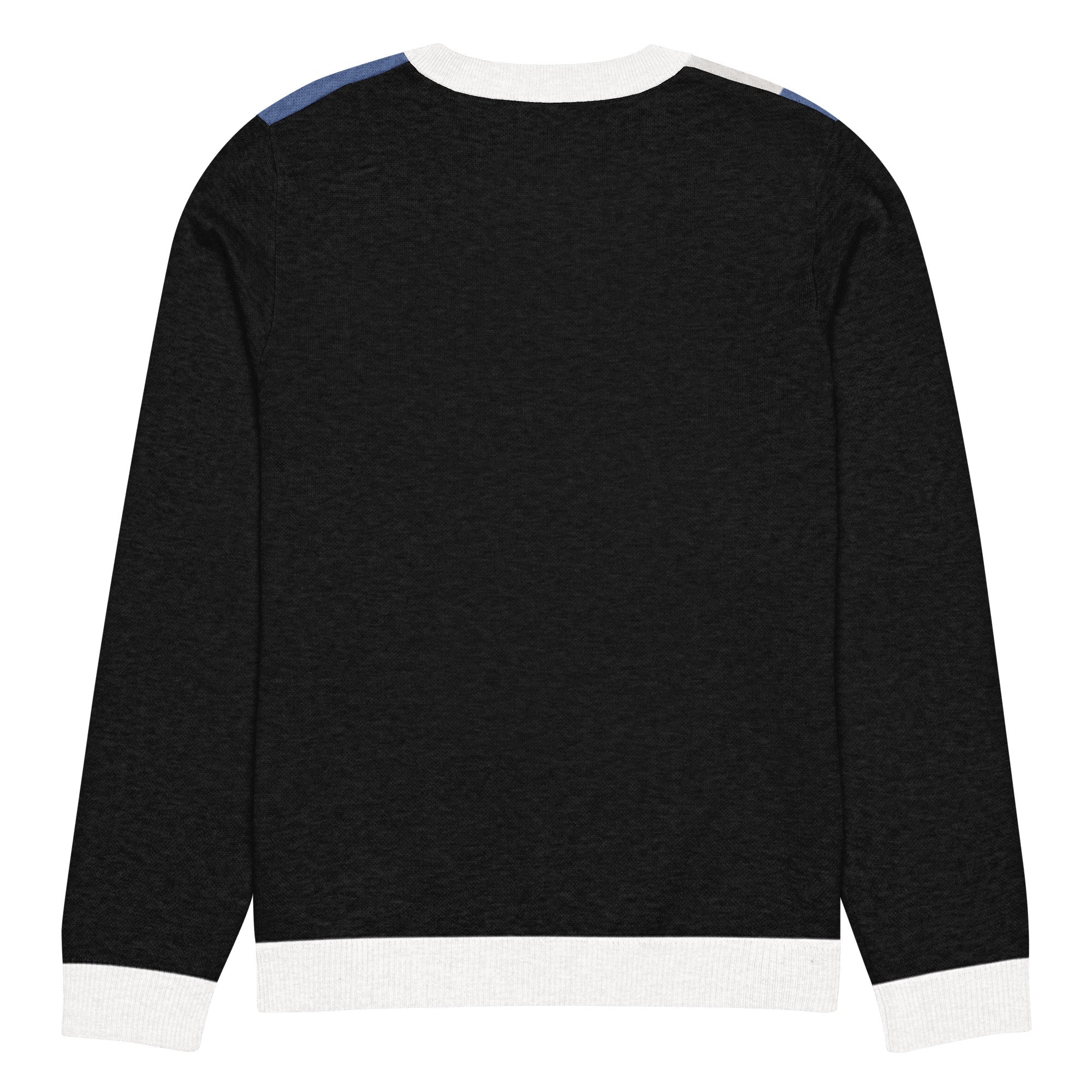 Knitted crew neck sweater - Vibe - Link - Product mockup