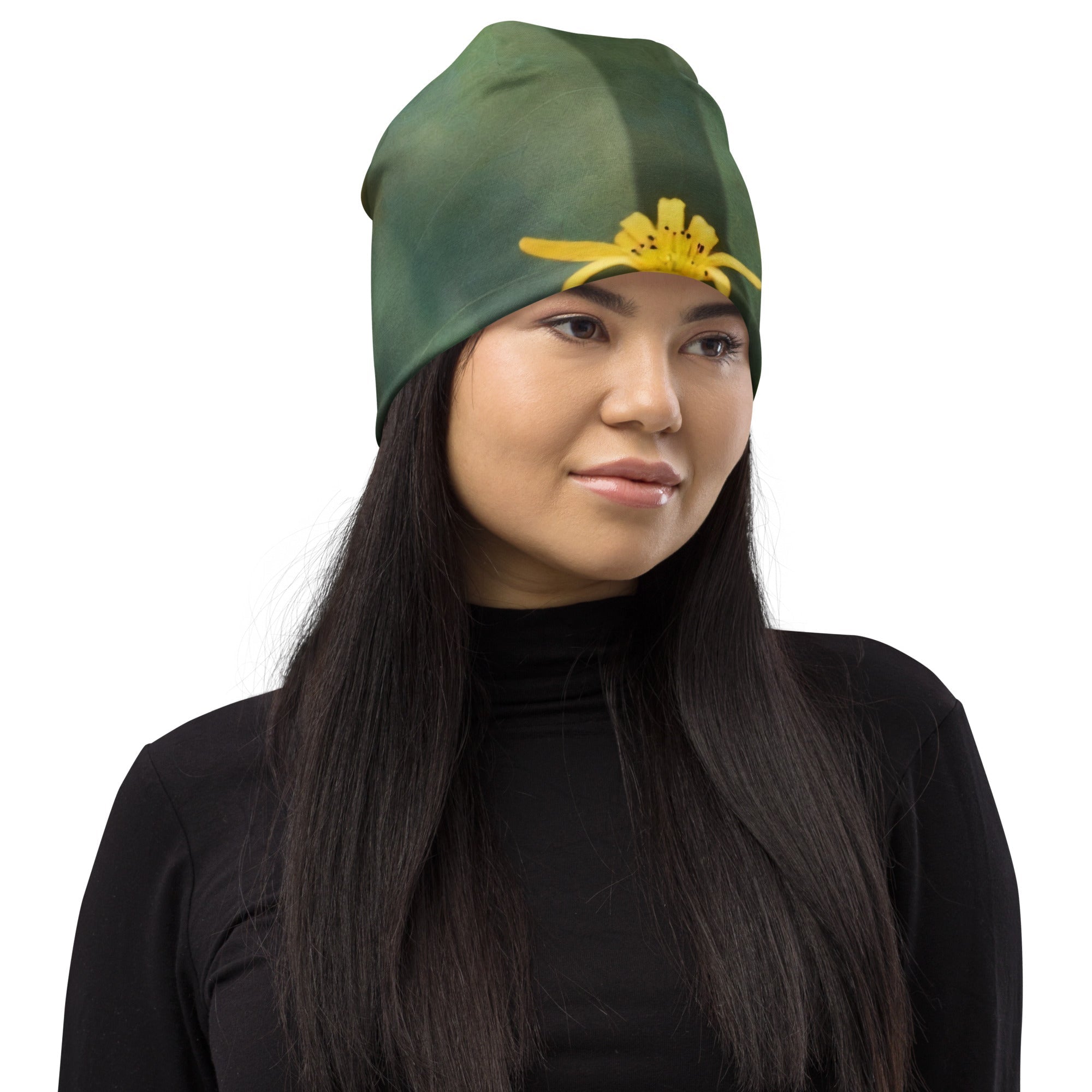 All - Over Print Beanie - Vibe - Link - Product mockup