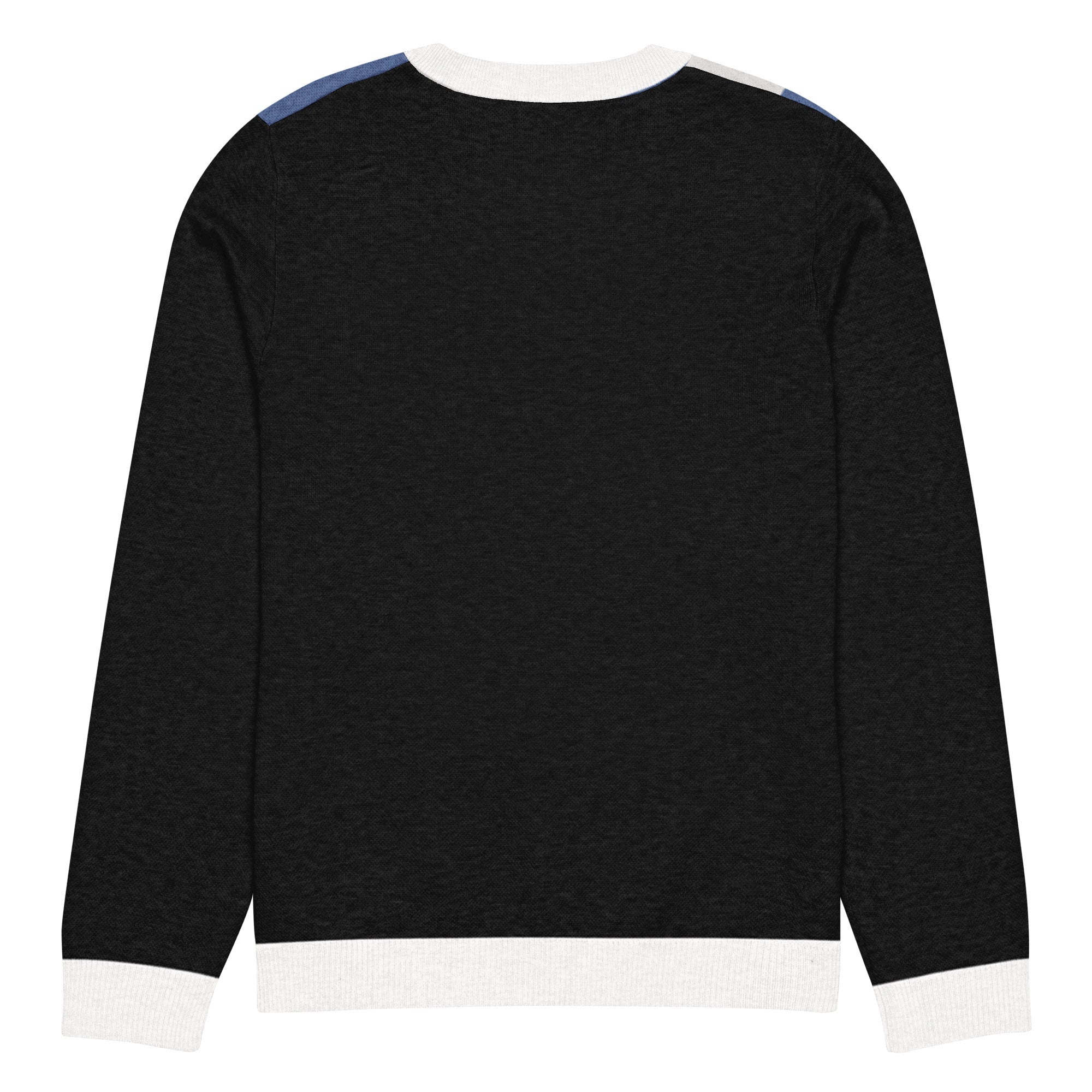Knitted crew neck sweater - Vibe - Link - Product mockup