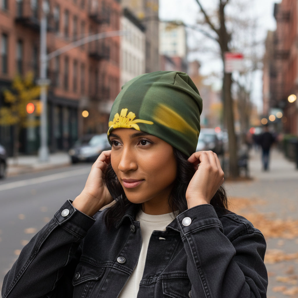 All - Over Print Beanie - Vibe - Link - Product mockup