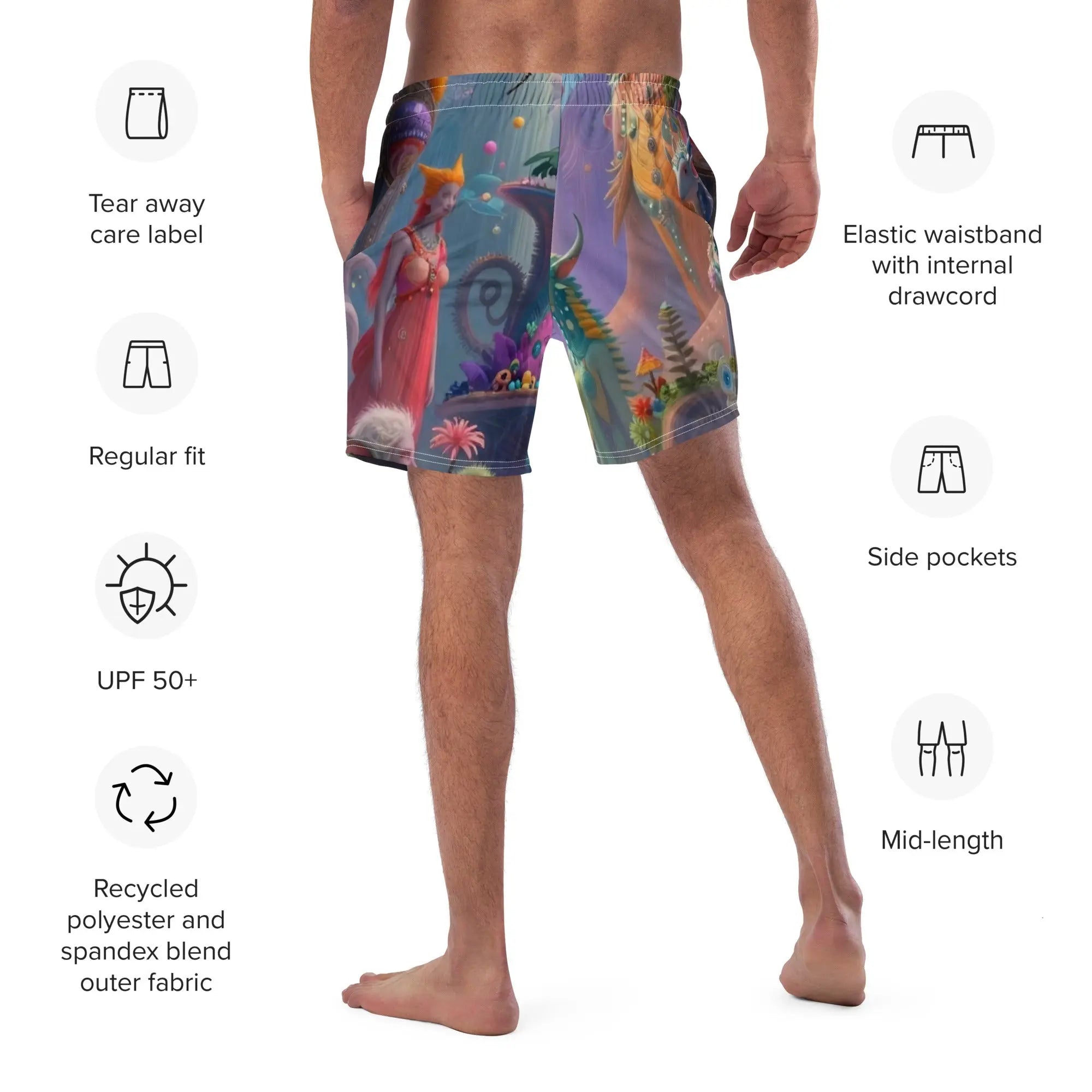 Recycled Swim Trunks - Vibe - Link - Product mockup