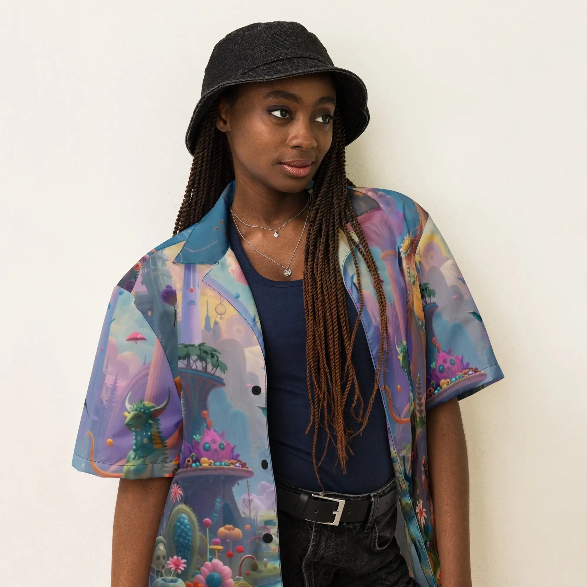 Unisex button shirt - Vibe - Link - Product mockup