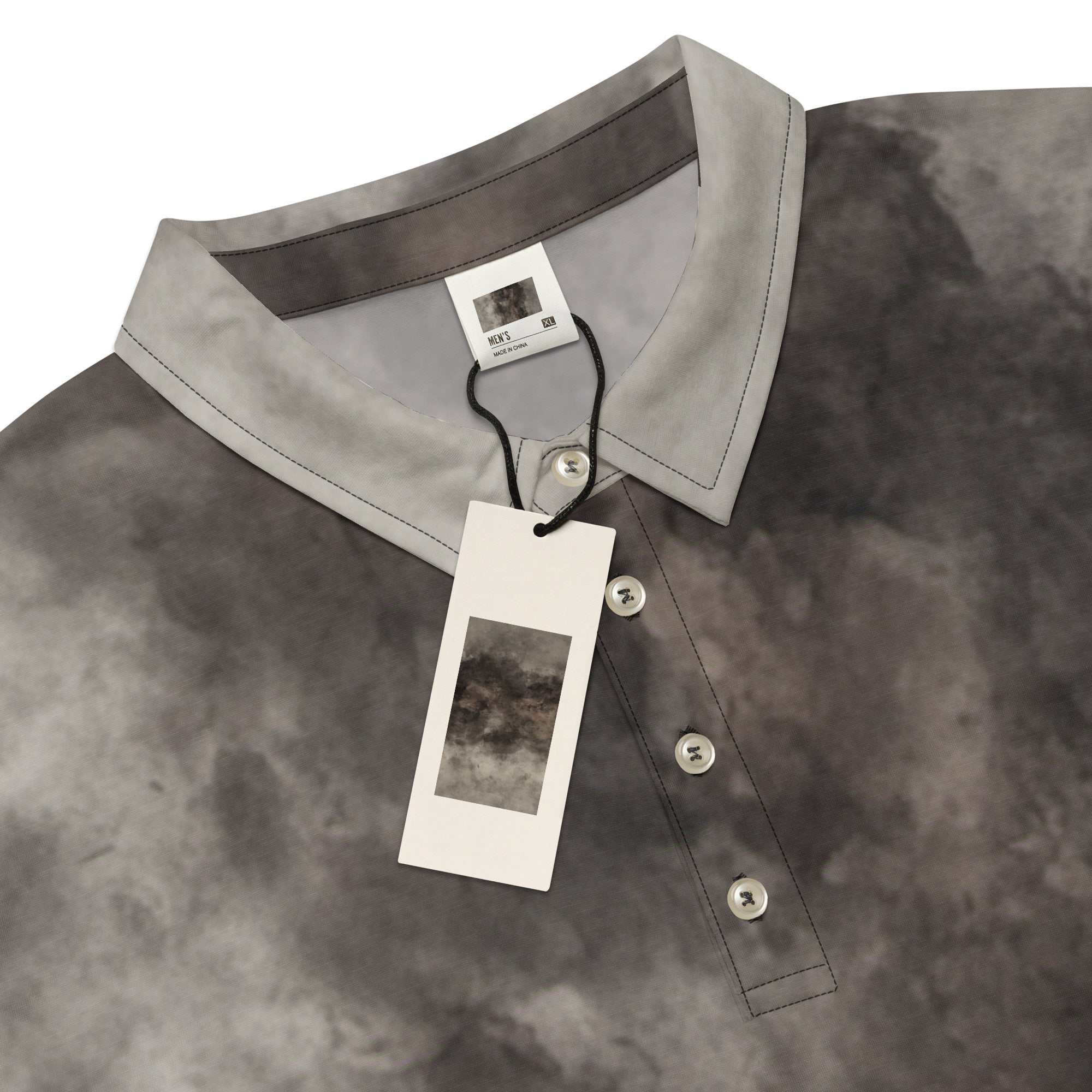 Minimal Men’s slim fit polo - Vibe - Link - Product mockup