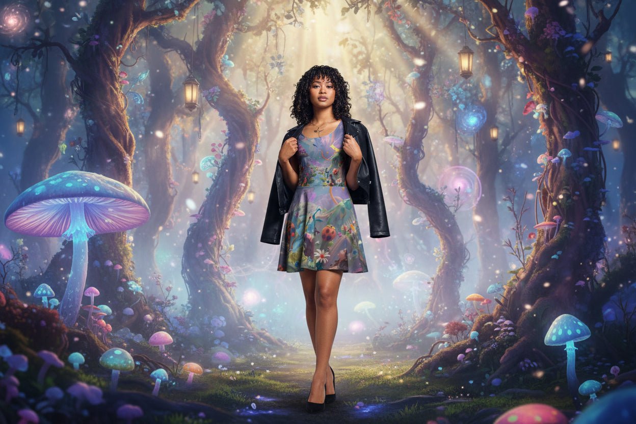 Skater Dress - Vibe - Link - Skater Dress