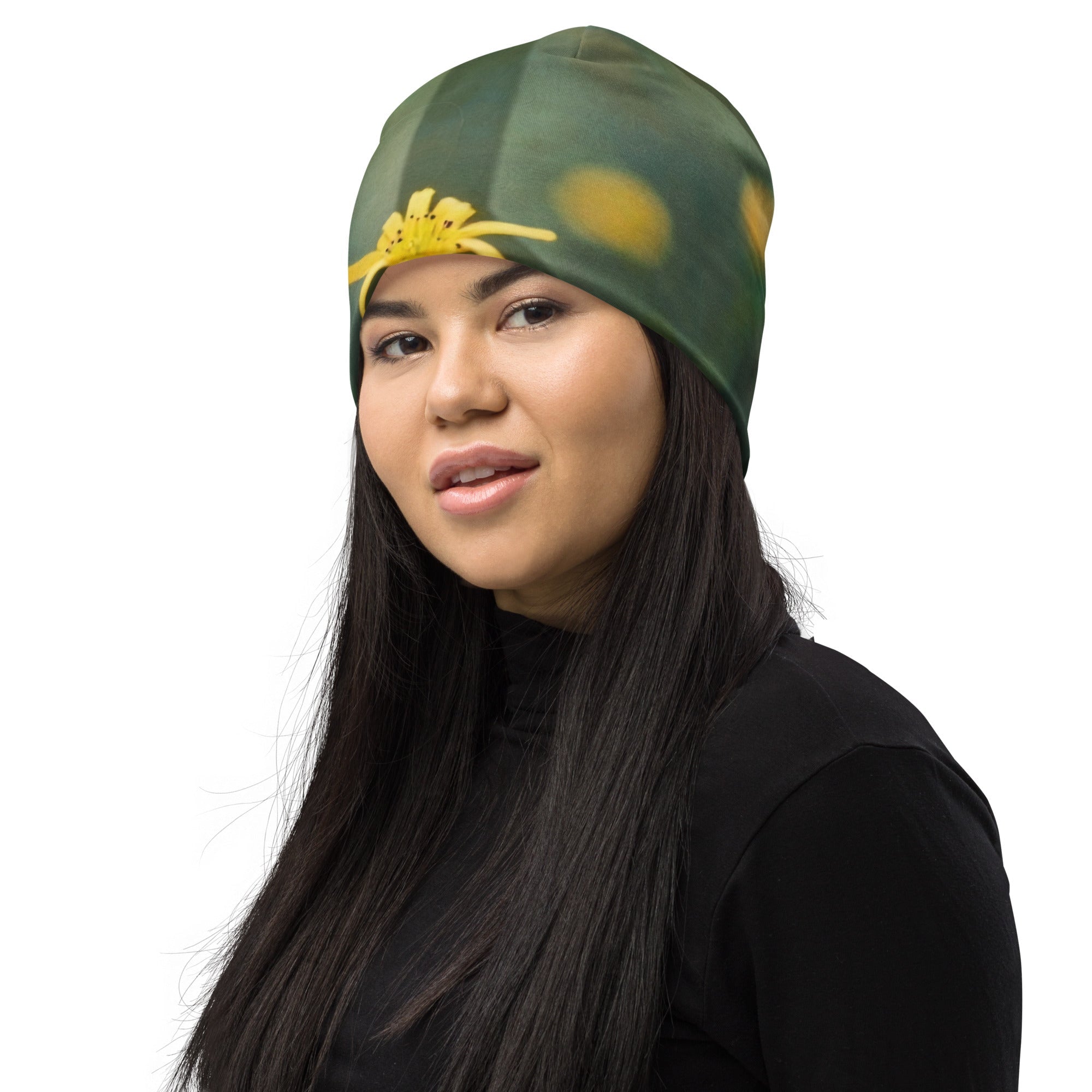 All - Over Print Beanie - Vibe - Link - Product mockup
