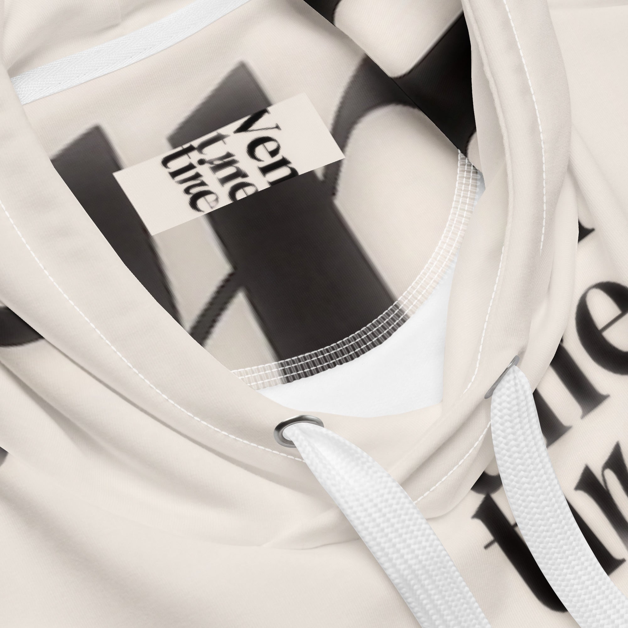 Unisex Hoodie with Vibrant Print & Soft Brushed Fleece – Comfortable Relaxed Fit for Chilly Evenings - Vibe - Link - Product mockup