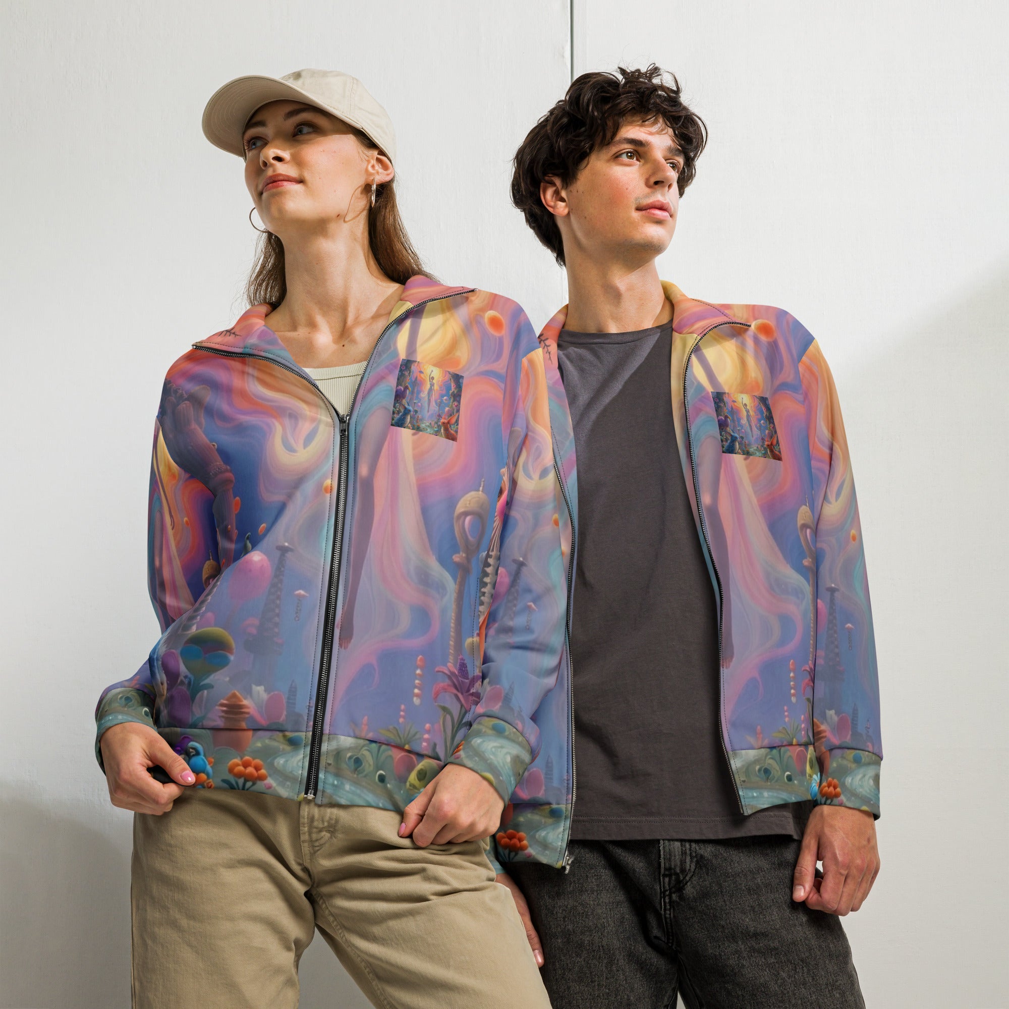 Unisex track jacket - Vibe - Link - Product mockup